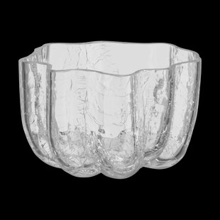Kosta Boda Crackle kaarsenhouder 5,8 cm Helder