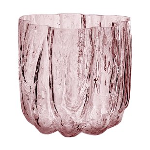 Kosta Boda Crackle vaas 12,1 cm Roze