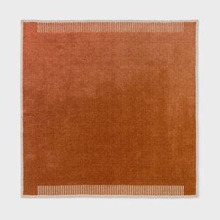 Audo Copenhagen Duomo vloerkleed 270x270 cm Terracotta red