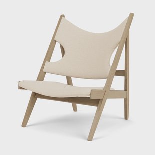 Audo Copenhagen Knitting loungefauteuil Natural oak-Logan Jasmine