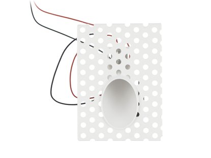 Projectlight Boulogne - inbouw wandverlichting - 8 x 11 cm - 1W dimbare LED incl. - wit