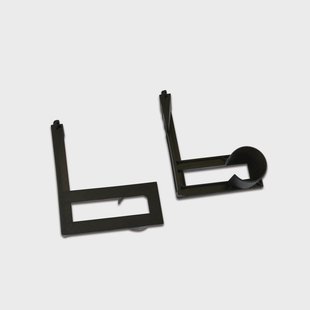 Hera Keukenrolhouder voor Intero-Line LED wandlamp, zwart