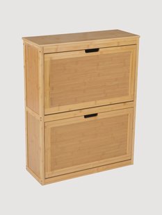 Wandschoenenkast Kedar van bamboehout