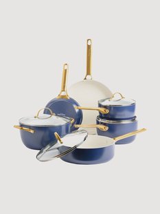 Kookset Padova met antiaanbaklaag, 10-delig