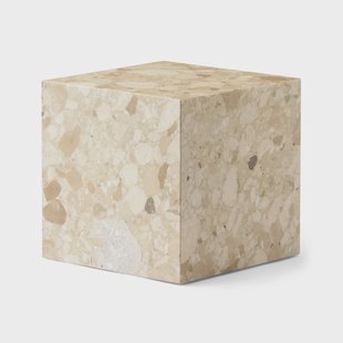Audo Copenhagen Plinth Cubic plantenzuil 40x40 cm Kunis Breccia