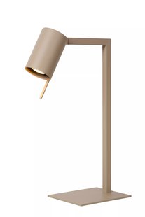 Lucide Lesley - bureaulamp - 34 x 20 x 130 cm - taupe