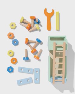 HEMA Houten constructie truck 22-delig