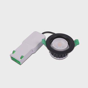 Hera LED inbouwspot Eco R 68 roestvrij staal Ø 9 cm metaal IP65 CCT
