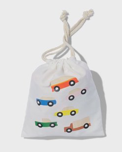 HEMA Houten set auto&apos;s - 6 stuks