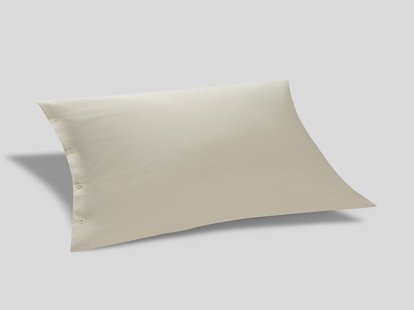 Yumeko Kussensloop flanel natural 60x70 100% biologisch katoen, flanel (licht geborsteld)