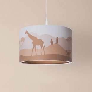 Elobra Hanglamp 25/40 Scandi Savanne, Ø 38 cm, oranje, E27