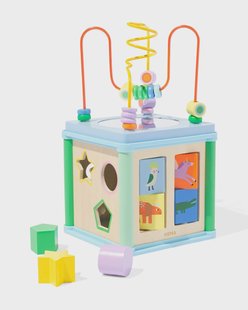 HEMA Activiteitenkubus hout