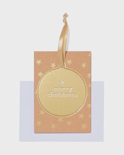 HEMA Kerstkaarten met kersthanger - 5 stuks (multi)