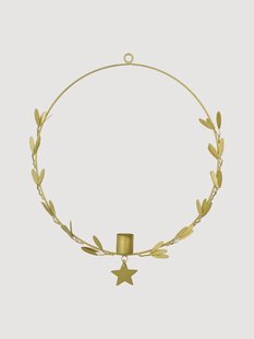 Handgemaakte kerstkandelaar Mistel, &Oslash; 25 cm