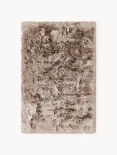 Glanzend hoogpolig vloerkleed Jimmy