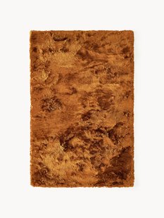 Glanzend hoogpolig vloerkleed Jimmy