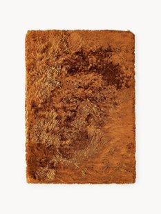 Glanzend hoogpolig vloerkleed Jimmy