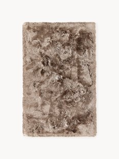 Glanzend hoogpolig vloerkleed Jimmy