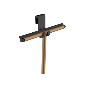 Raamwisser Wiesbaden Alonzo Met Flexibele Glashaak Geborsteld Brons Koper