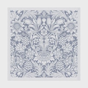 Ekelund Linneväveri Sunflower servet 50x50 cm Blauw