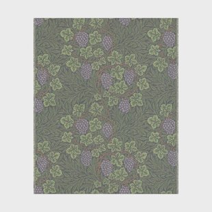 Ekelund Linneväveri Vine plaid 140x170 cm Groen