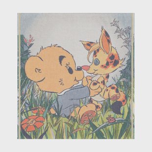 Ekelund Linneväveri Brumma babydeken 70x75 cm Multi