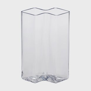 Born In Sweden Row vaas met twee vakken Helder