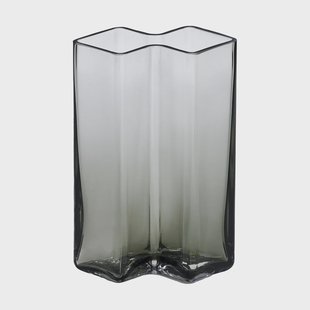 Born In Sweden Row vaas met twee vakken Grijs