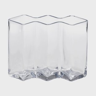 Born In Sweden Row vaas met drie vakken laag Helder