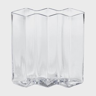 Born In Sweden Row vaas met drie vakken hoog Helder