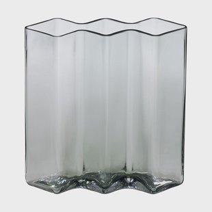 Born In Sweden Row vaas met drie vakken hoog Grijs