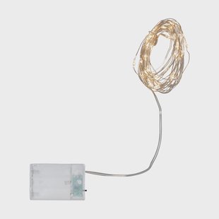 Star Trading Dew Drop lichtslinger 400 cm Zilverkleurig