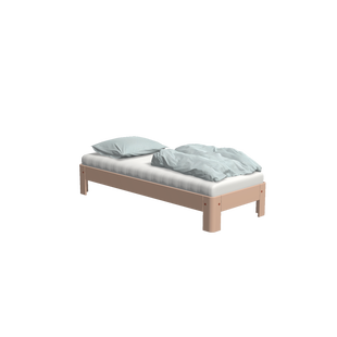 Auping Auronde - Eenpersoonsbed 80 x 200 cm - Roze