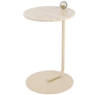AYTM Castellum BijzettafelØ40 Sand/Travertine AYTM Castellum BijzettafelØ40 Sand/Travertine