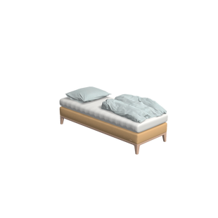 Auping Criade - Eenpersoons boxspring 80 x 200 cm - Roze