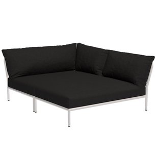 Houe Level2 Cozy Corner Loungebank Rechts Frame Wit Stof Char Houe Level2 Cozy Corner Loungebank Rechts Frame Wit Stof Char