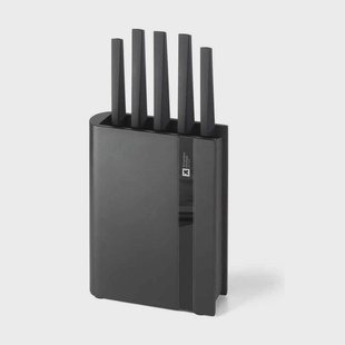 Richardson Sheffield - Edge Black 5-delige Messenset met Messenblok Richardson Sheffield - Edge Black 5-delige Messenset met Messenblok