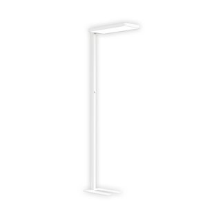 Arcchio LED vloerlamp Timon, 195 cm, wit, 54 W, aluminium