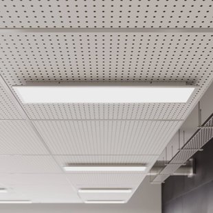 Arcchio LED paneel Lyndra, 120 cm, zilver, aluminium, dimbaar, CCT