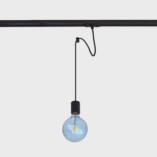 Hanglamp Lindby Linaro, Ø 4,6 cm, zwart, 1-fase, E27