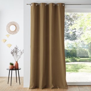 Gordijn linnen/katoen met oogjes, Taïma