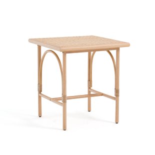 Bistrot tafel in hevea en vlechtwerk, Medellin