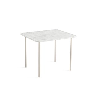 Bijzettafel in marmer, groot model, Naha.