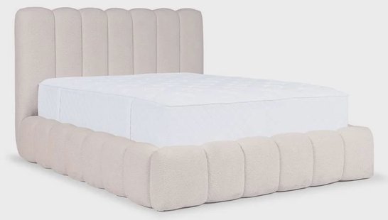 Bedframe Chusso bouclé met opbergruimte 180 x 200 cm | NADUVI Collection