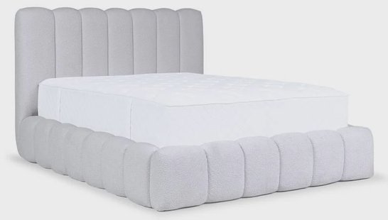Bedframe Chusso bouclé met opbergruimte 160 x 200 cm | NADUVI Collection