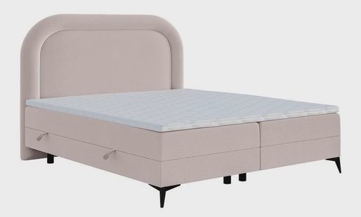 Boxspring Lorena chenille inclusief topper 180 x 200 cm | NADUVI Collection