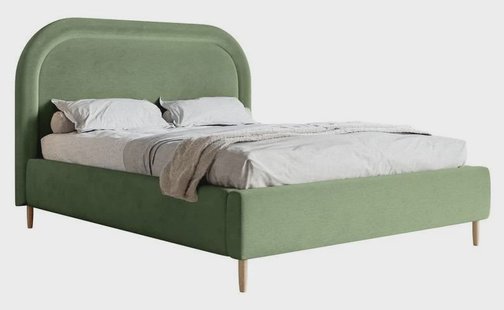 Bedframe Lorena velvet 160 x 200 cm | NADUVI Collection