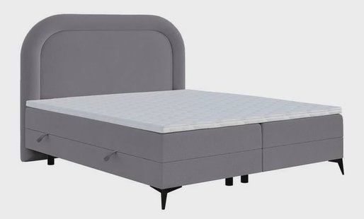 Boxspring Lorena chenille inclusief topper 140 x 200 cm | NADUVI Collection