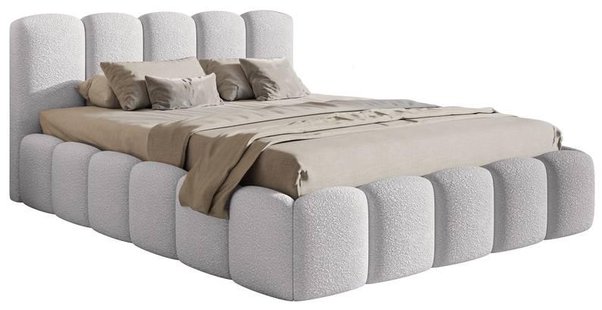 Bedframe Chloe II bouclé met opbergruimte 180 x 200 cm | NADUVI Collection