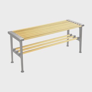 Essem Design Nostalgi bank 100 cm Berken-aluminium